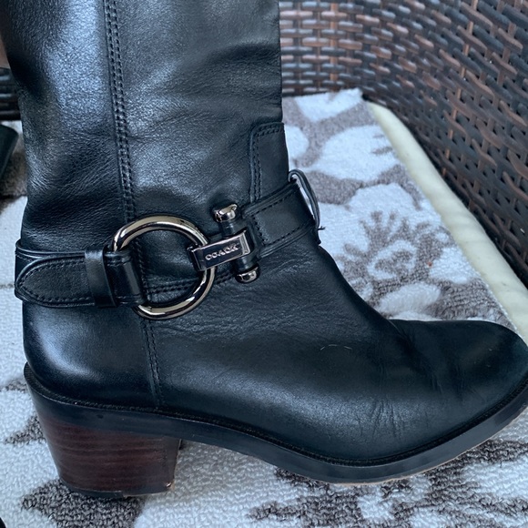 COACH A00699 CAROLINA LEATHER RIDING BOOTS - Picture 10 of 16